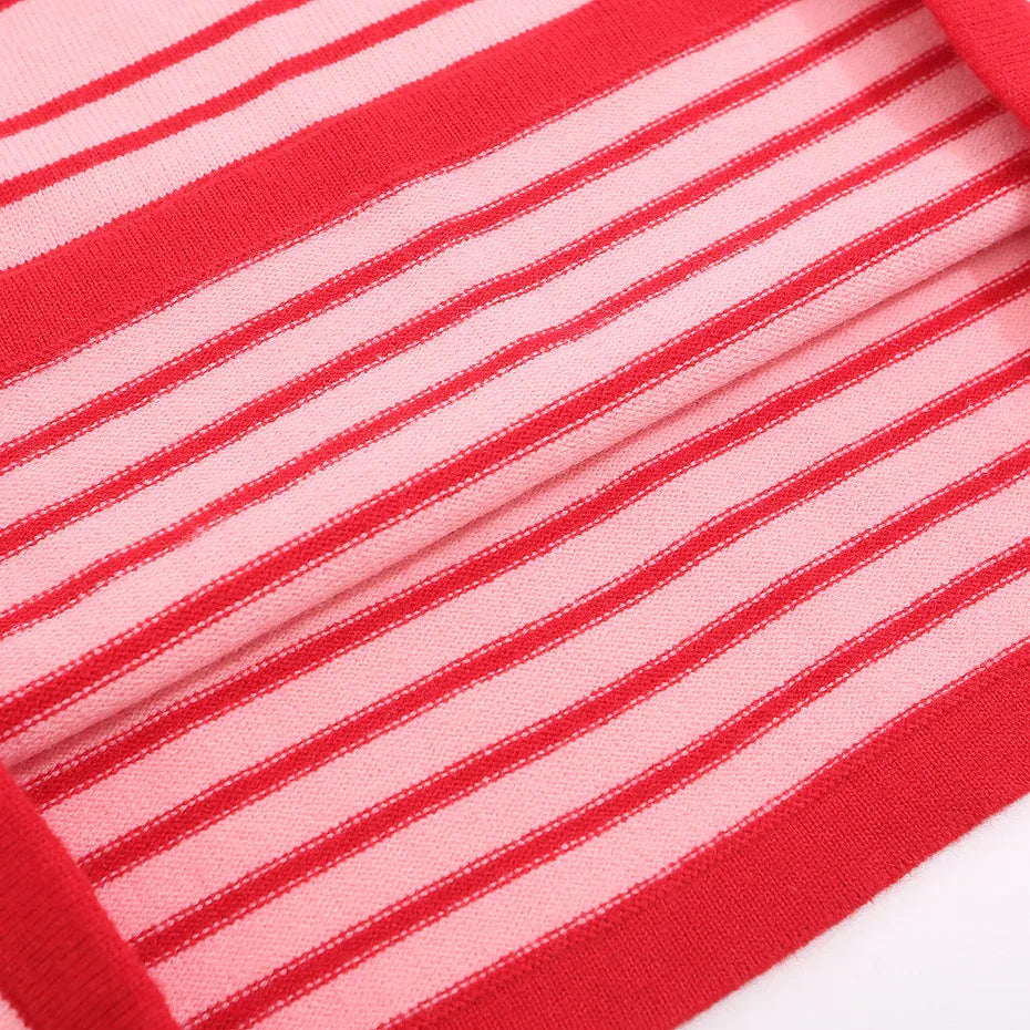 Y2K Star Stripes Sweater