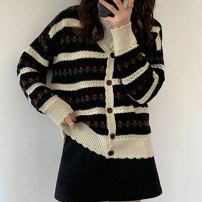 Floral In The Garden Cardigan