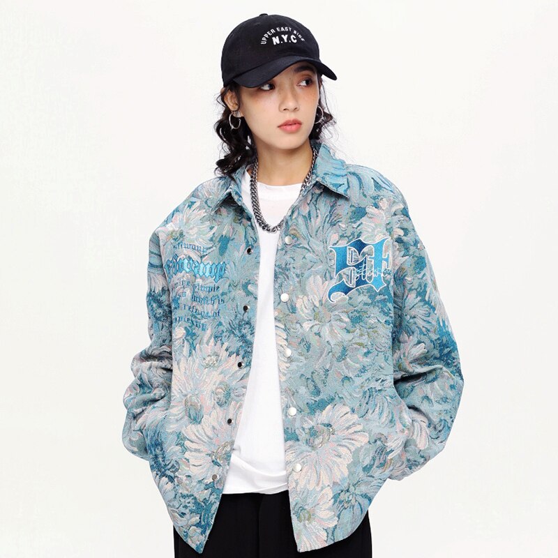 Daisy Flowers Floral Print Jacket