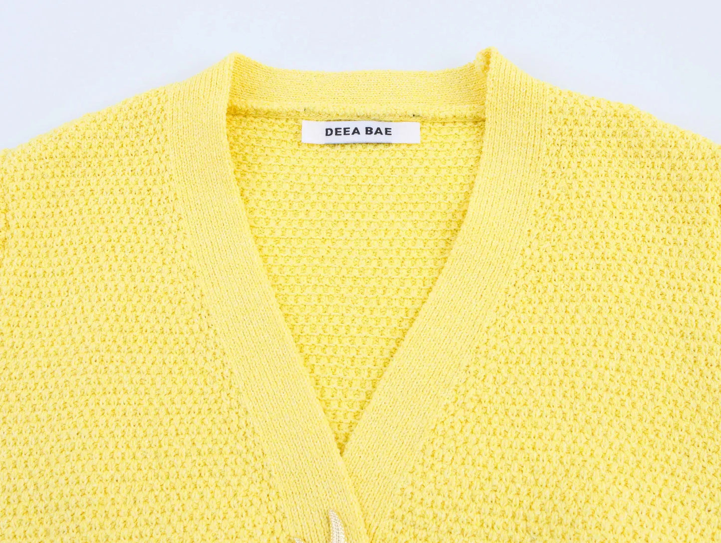 Sweet Versatile V-Neck Knitted Cardigan