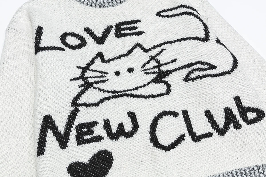 Cat's Cozy Club Sweater