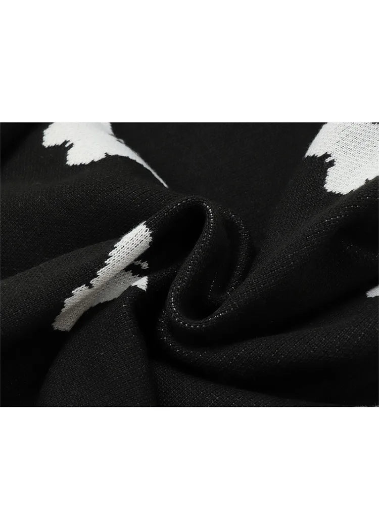 Y2K Korean Butterflies Vintage Sweater