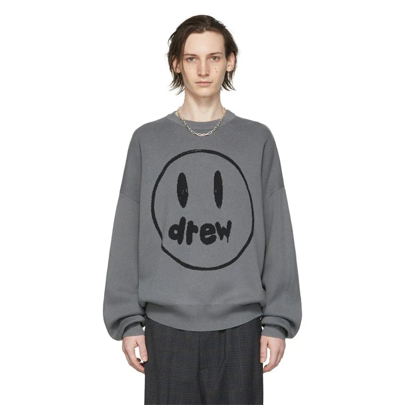 Cozy Loose Fitting Fleece Round Neck Sweatshirt