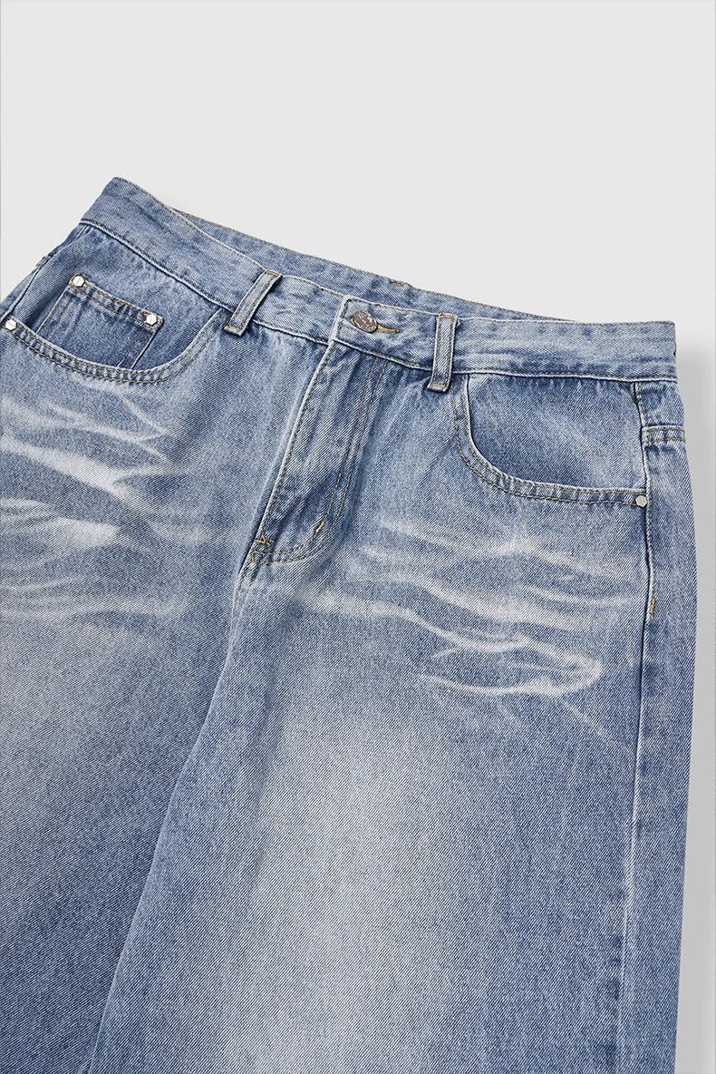 Baggy Fit Wide-Leg Jeans