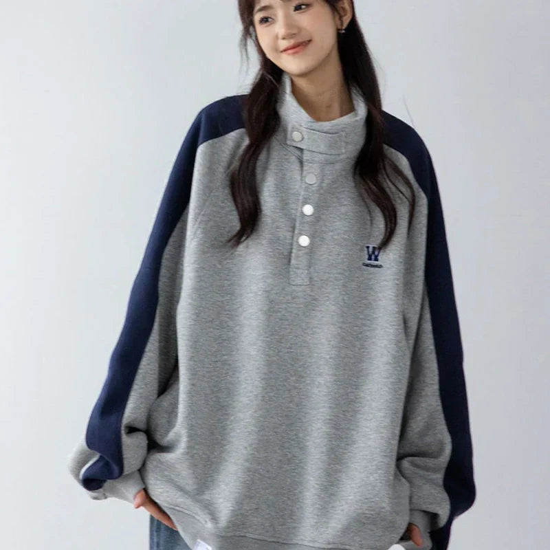 Women Comfort Vintage New American Retro Sweatshirt
