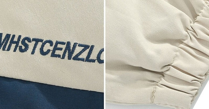 Zip-Up Turn Down Collar Jacket