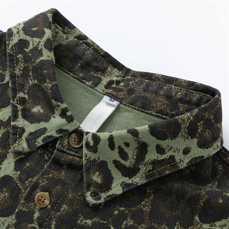 Women’s Green Camouflage Military Jacket