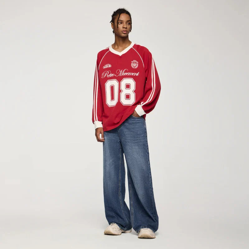 Relaxed Fit Wide-Leg Jeans