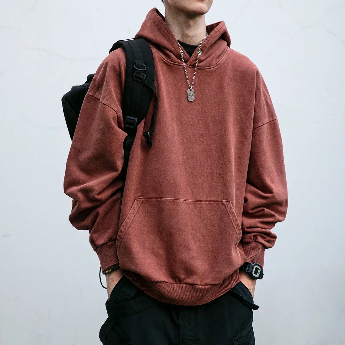 Shadow Vibe Oversized Hoodie