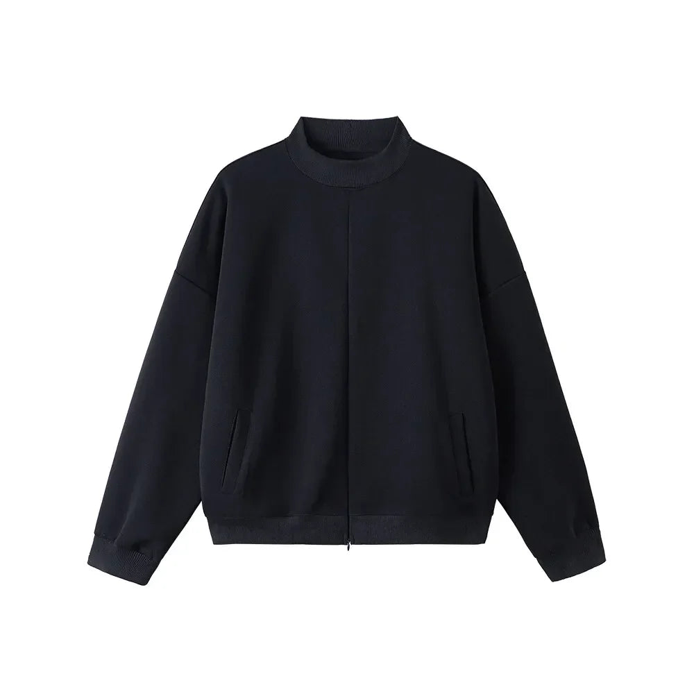 Stylish Streetwear Casual Zipper Sweatshirt