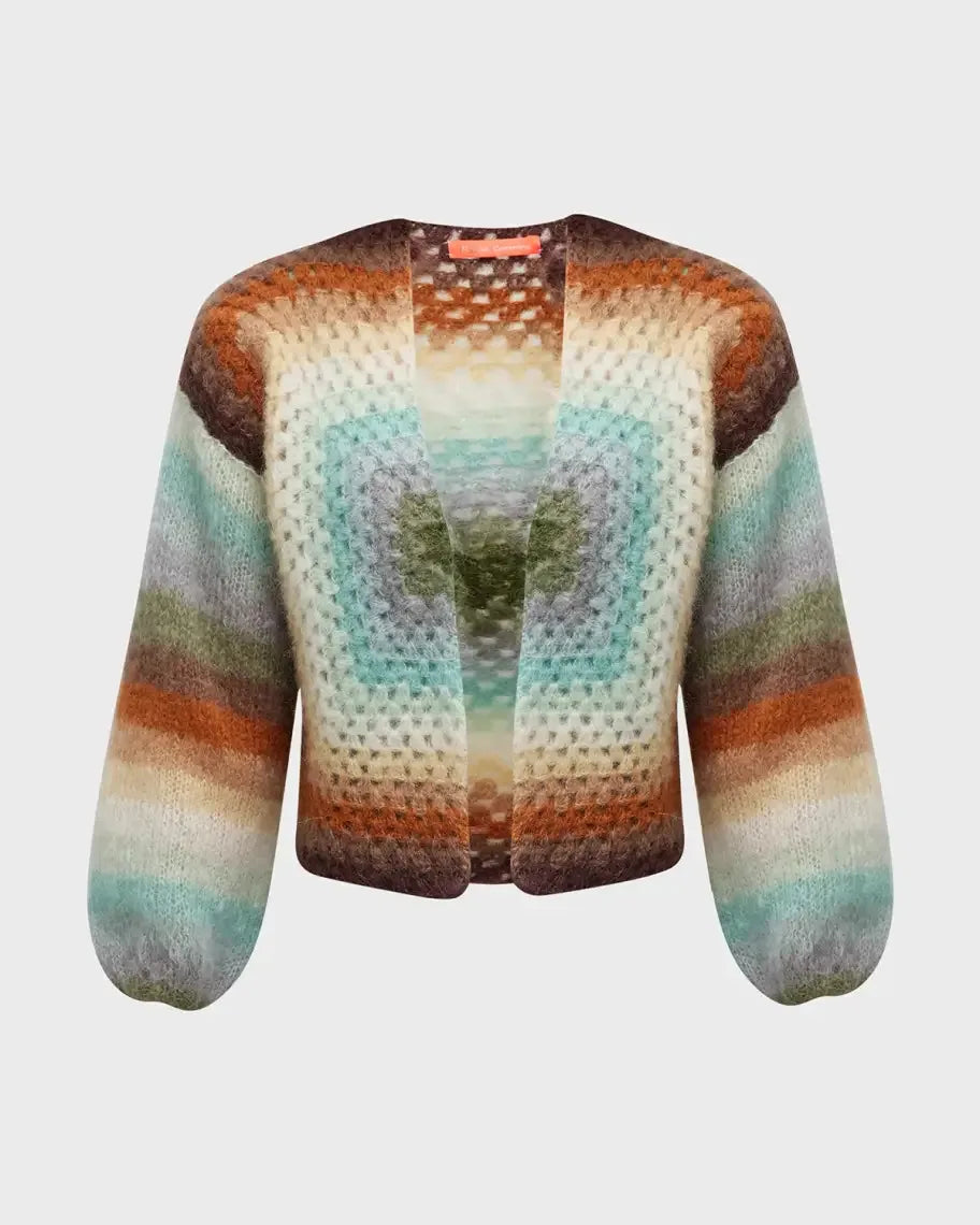 Luxury Versatile Striped Knitted Sweater