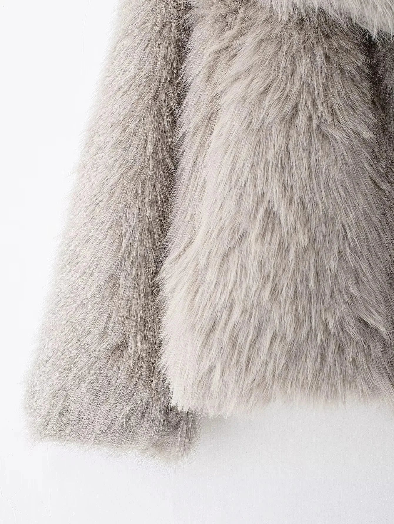 Furry Long-sleeved Jacket