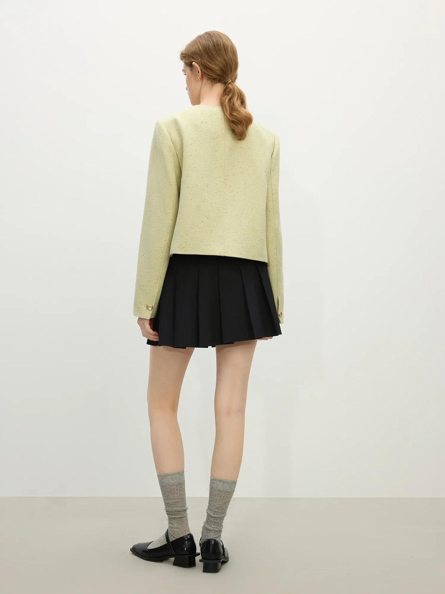 Women Chic Handsome Spring Tweed Jacket