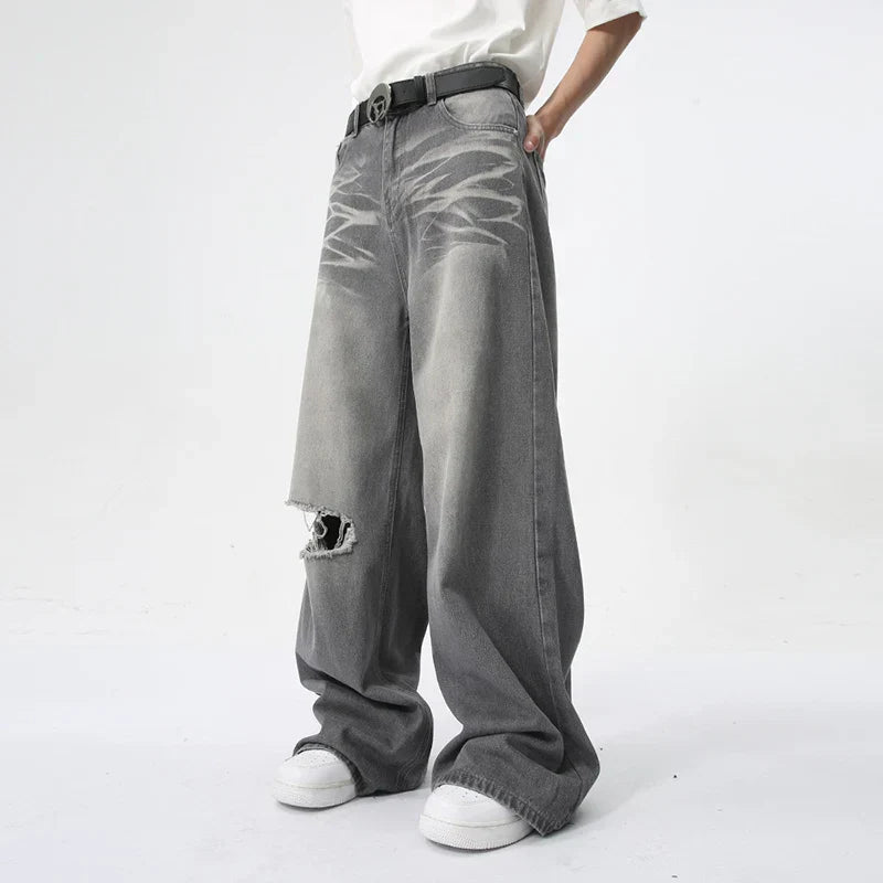 Vintage Distressed Baggy Jeans