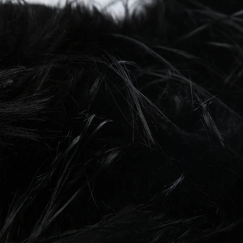 Y2K Fur-Hooded Arctic Jacket