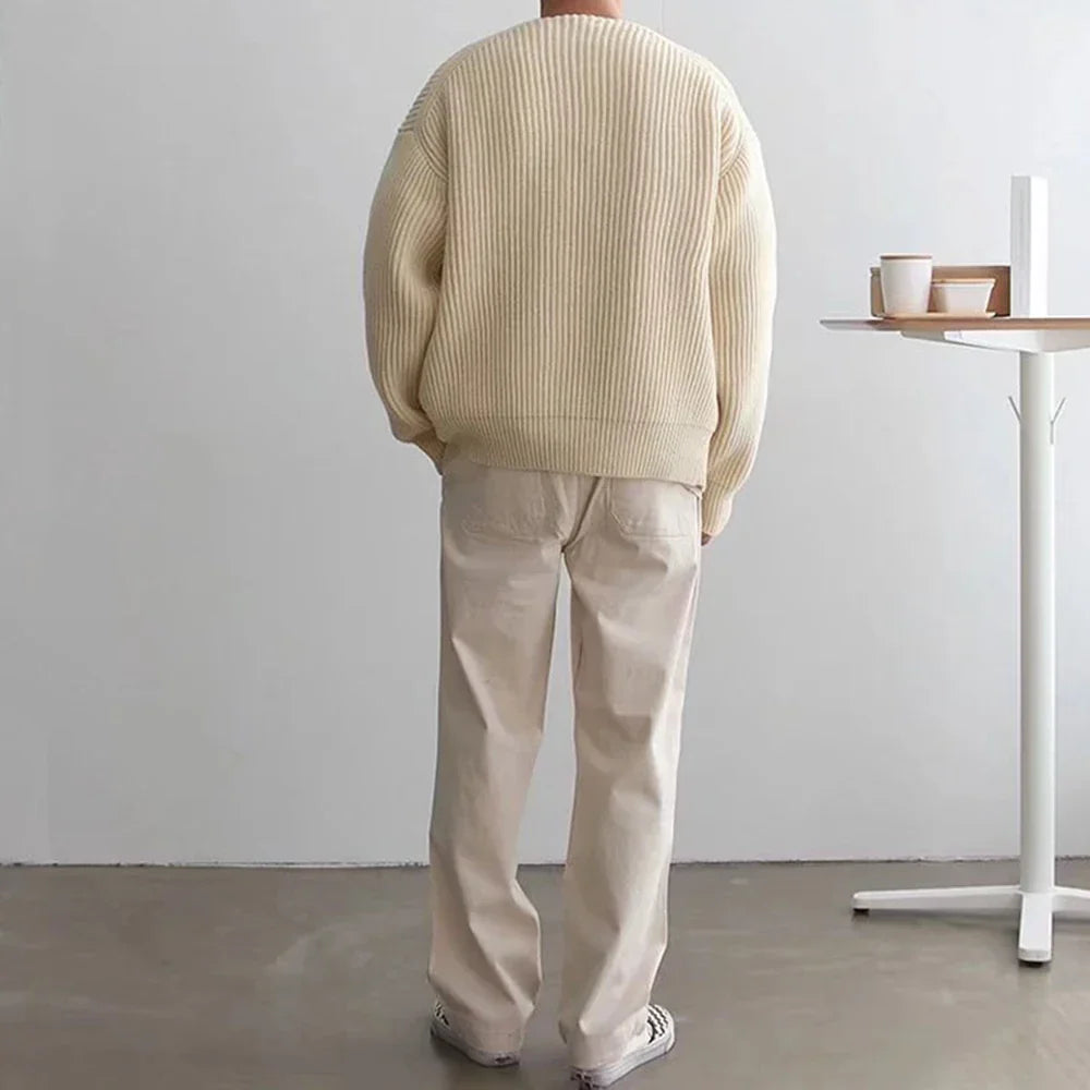 Vanguard Stylish Knitted Japanese Style Sweater