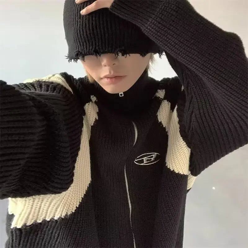 Retro Loose Knitted Jacket