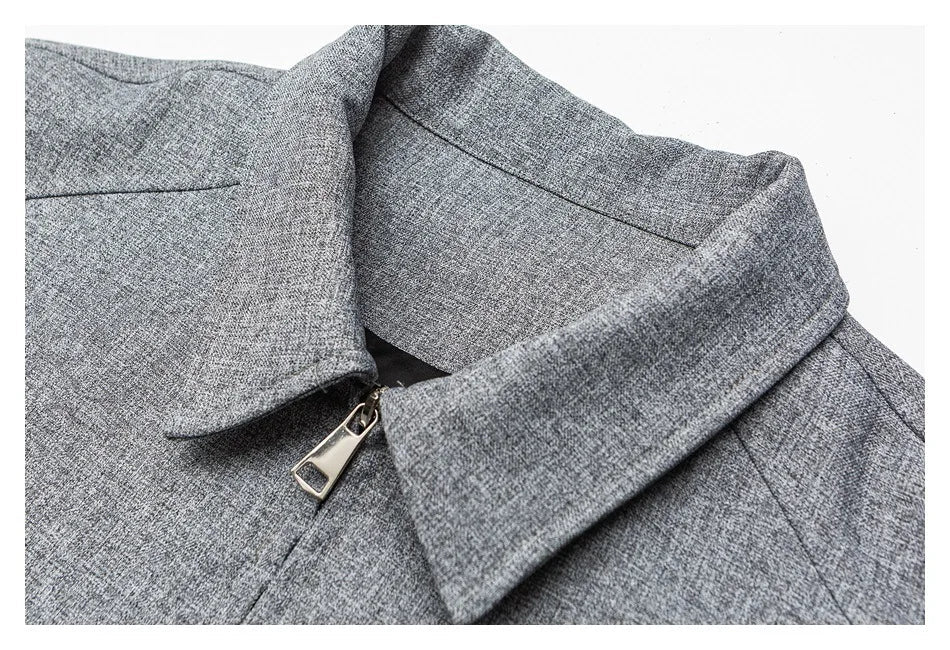 Men Patchwork Loose Vintage Casual Retro Jacket
