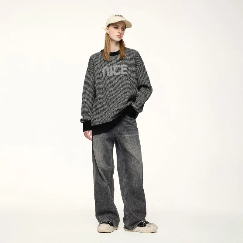 NICE Slogan Sweater