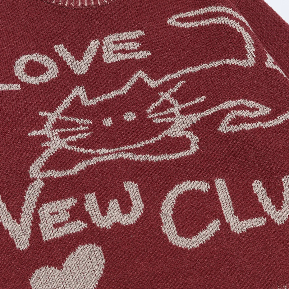 Cat's Cozy Club Sweater