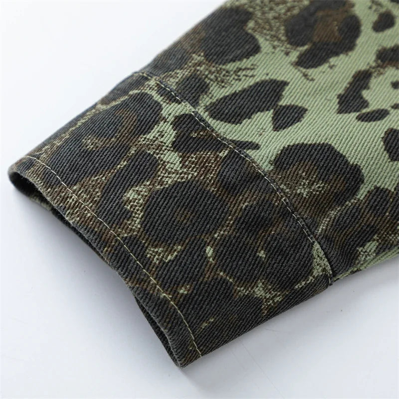 Women’s Green Camouflage Military Jacket