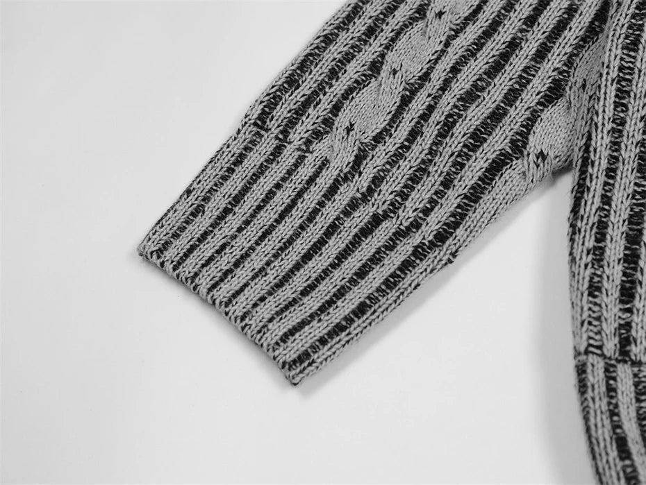 Vintage Stripes Loose Sweater