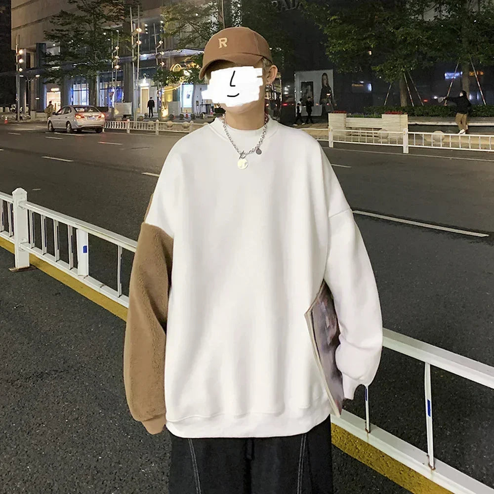 Y2K Bear Pattern Long Sleeve Sweatshirt