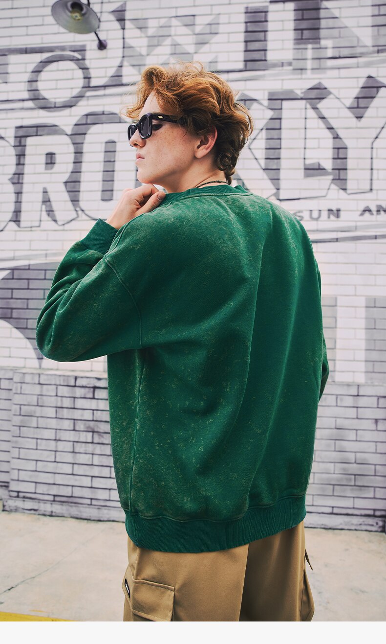 High Street Retro Washed Sweatshirts