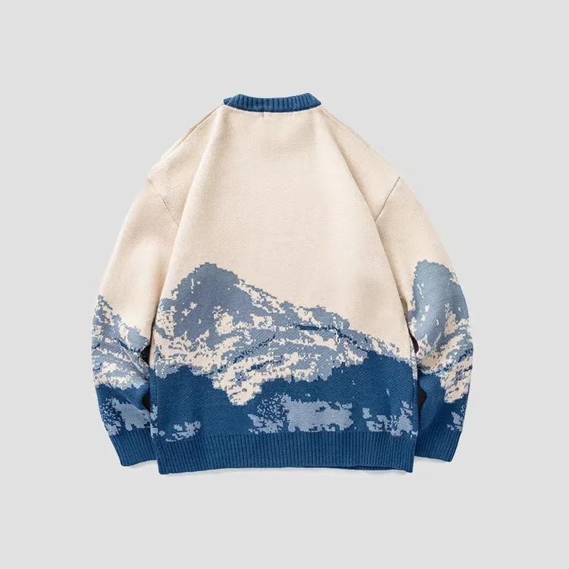 Vintage Japanese Style Knitted Sweater