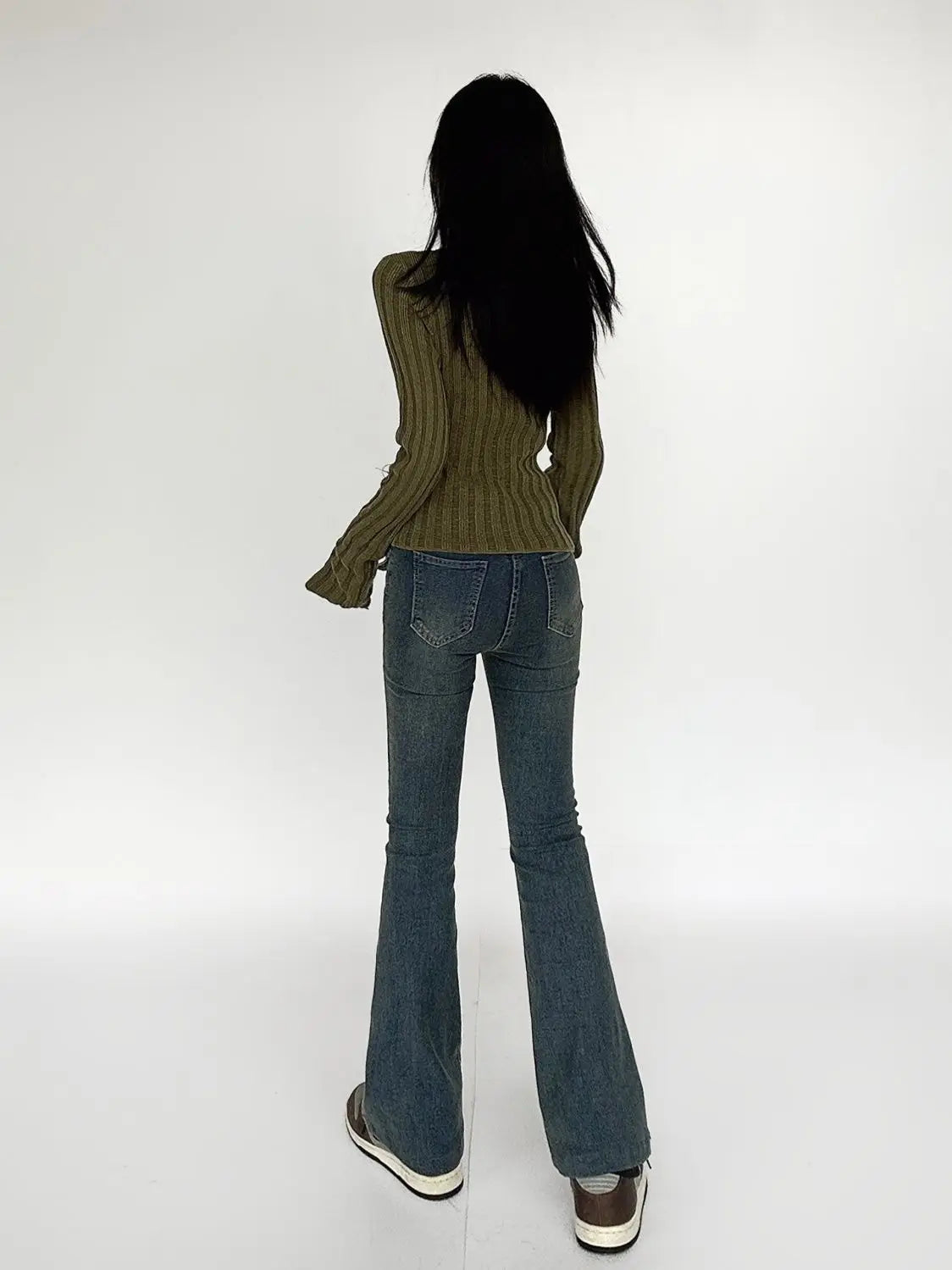 Women Casual Cozy Vintage Knit Sweater