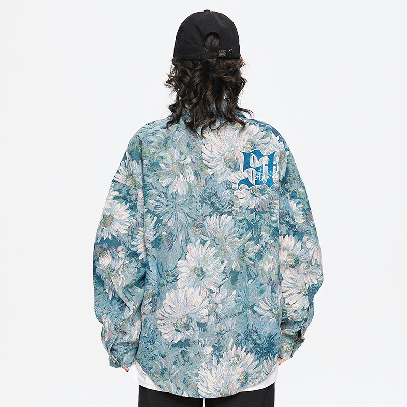 Daisy Flowers Floral Print Jacket