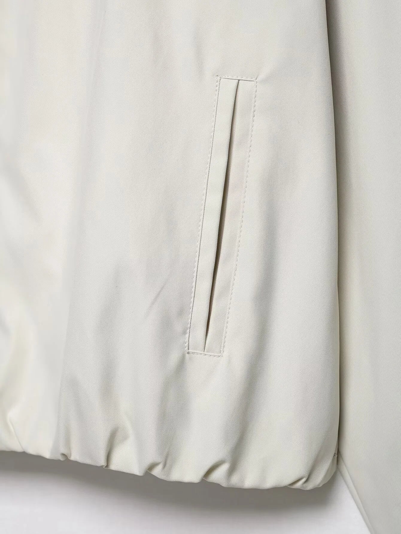 Fashionable Casual Loose Collar Zipper Jacket
