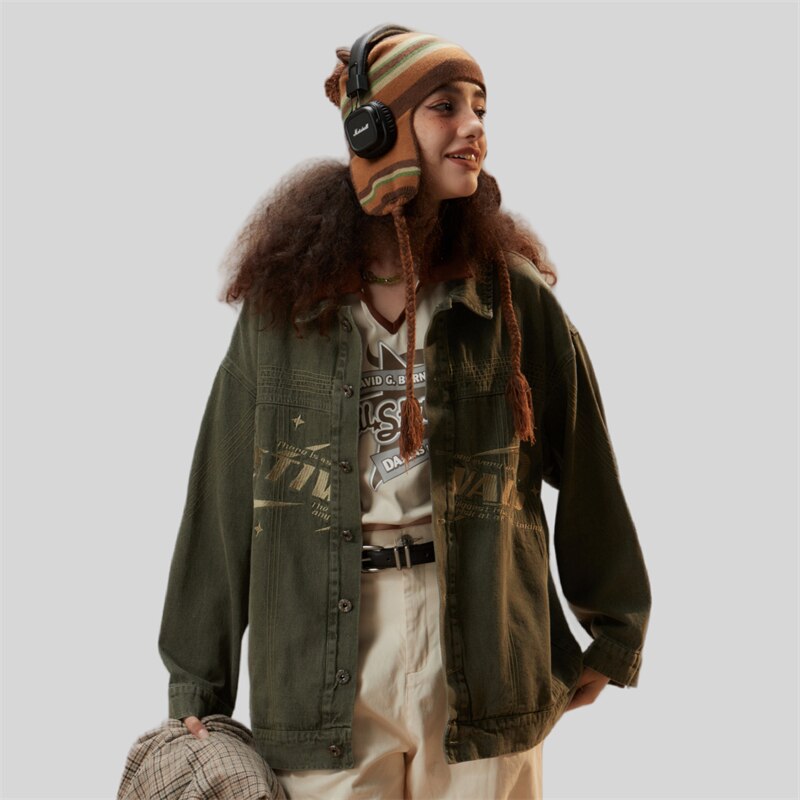 Y2k Vintage Oversized Denim Jacket