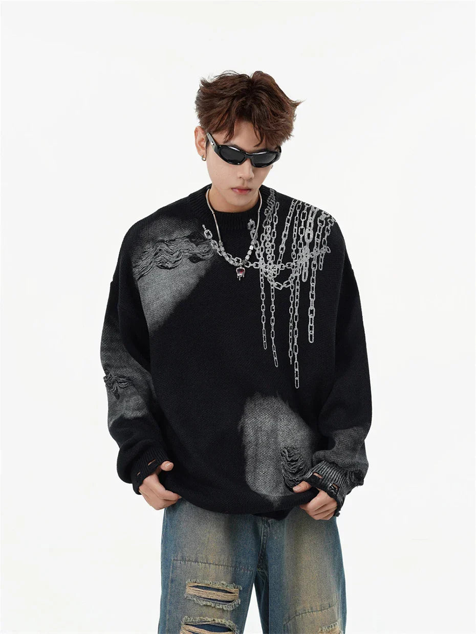 Shadow Chains Knit Sweater