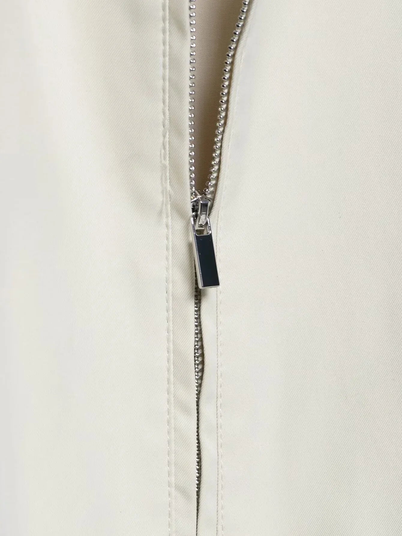 Fashionable Casual Loose Collar Zipper Jacket