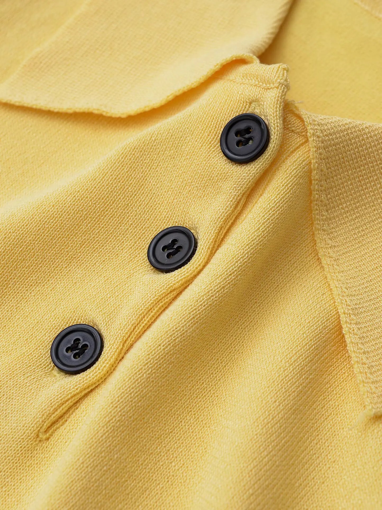 Stylish Yellow Knitted Jumper Sweater
