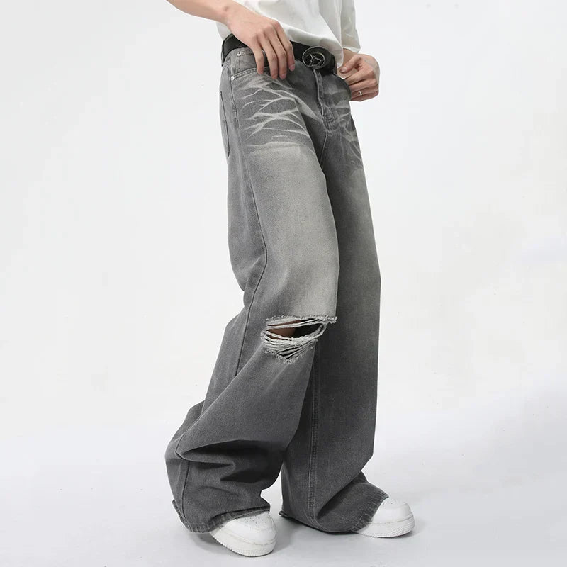 Vintage Distressed Baggy Jeans