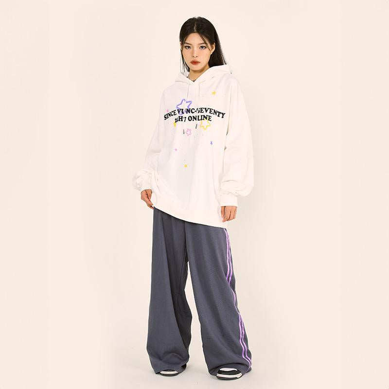 Star Graphic Oversized Hoodie