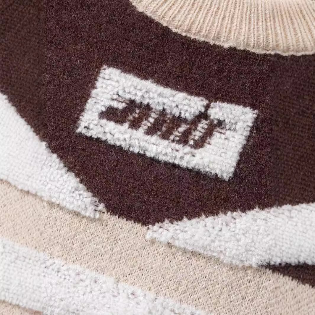 Retro Varsity Graphic Sweater