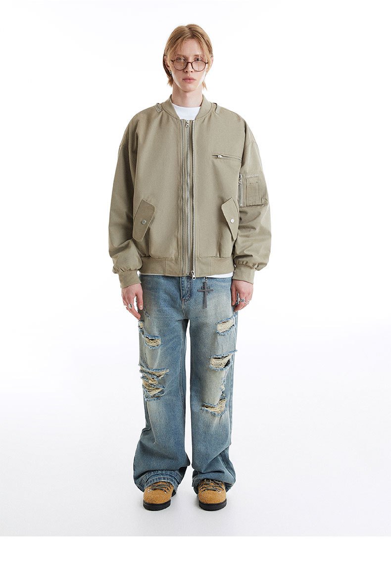 Y2K Frontline Aviator Jacket