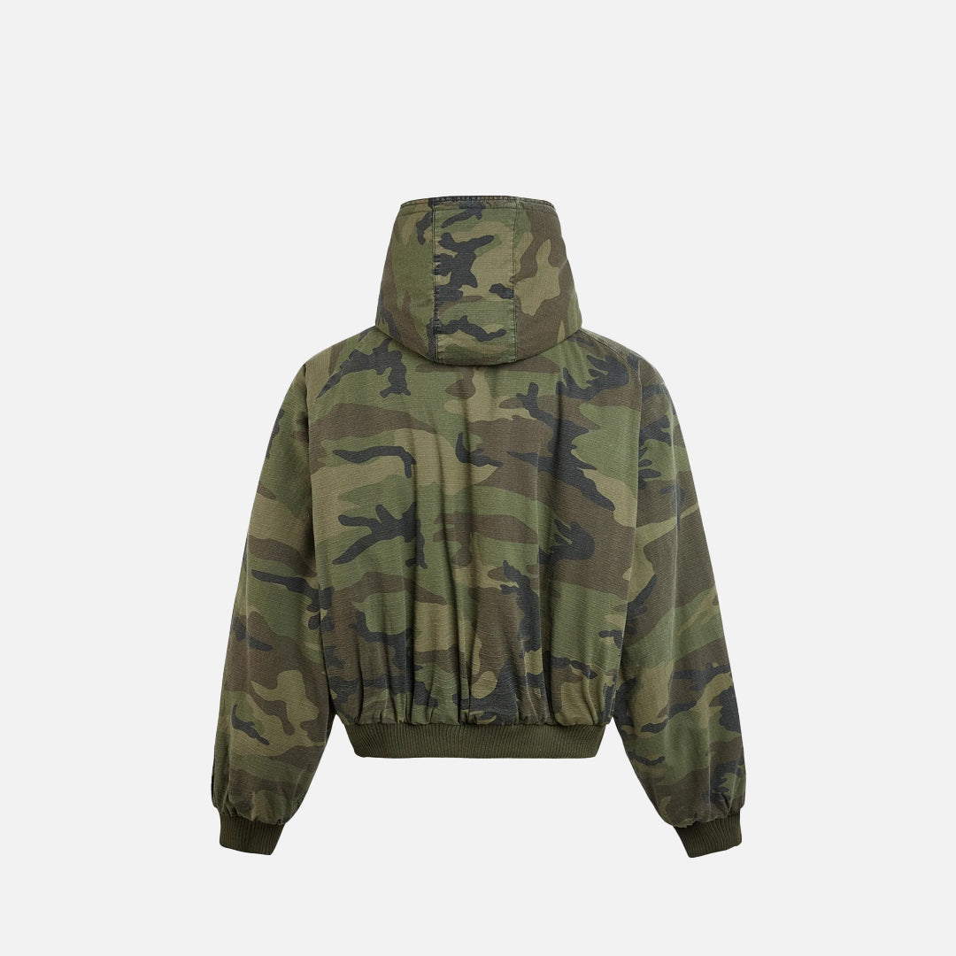 Camouflage Winter Thick Fur Jacket