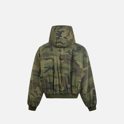 Camouflage Winter Thick Fur Jacket