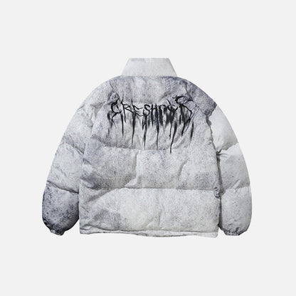 Tie Dye Puffer Jacket