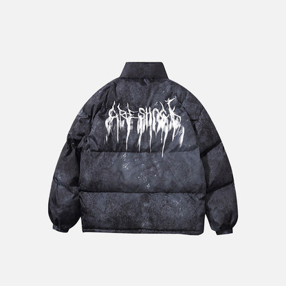 Tie Dye Puffer Jacket