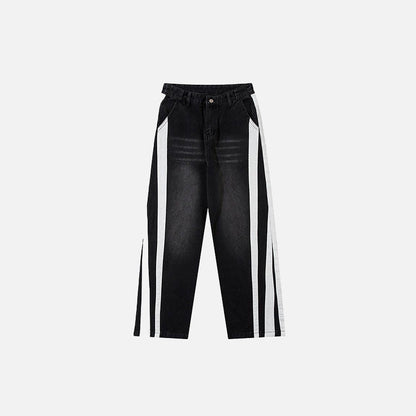 Side Webbing Denim Jeans