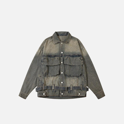 Multi Pocket Denim Jacket
