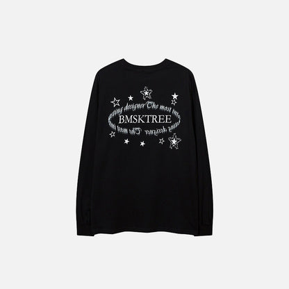 Angel Girl Graphic Print Sweatshirt