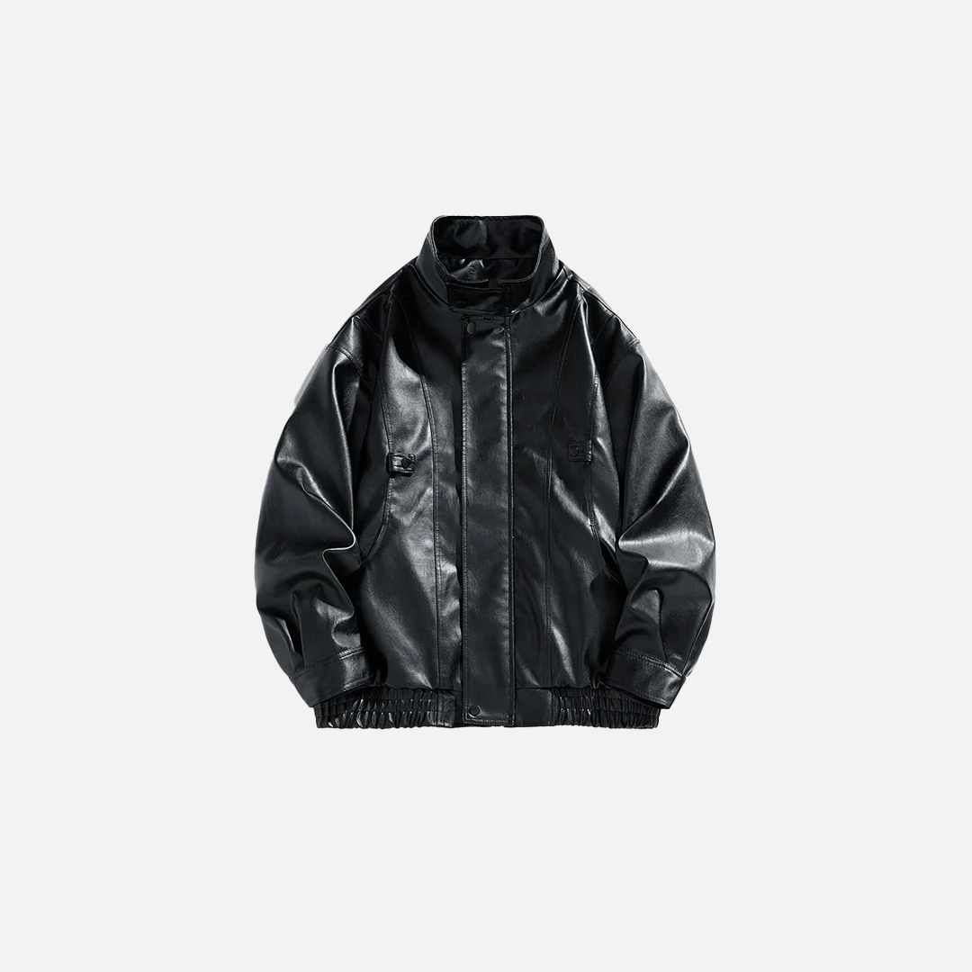 Retro Motorcycle Leather Jacket