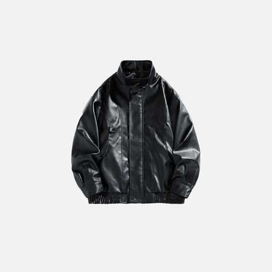 Retro Motorcycle Leather Jacket