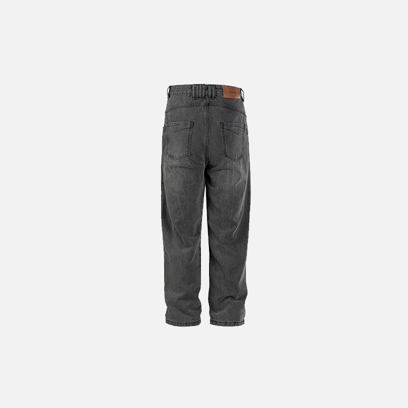 Baggy Doubled Washed Jeans